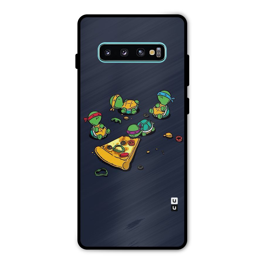 Pizza Overload Metal Back Case for Galaxy S10 Plus