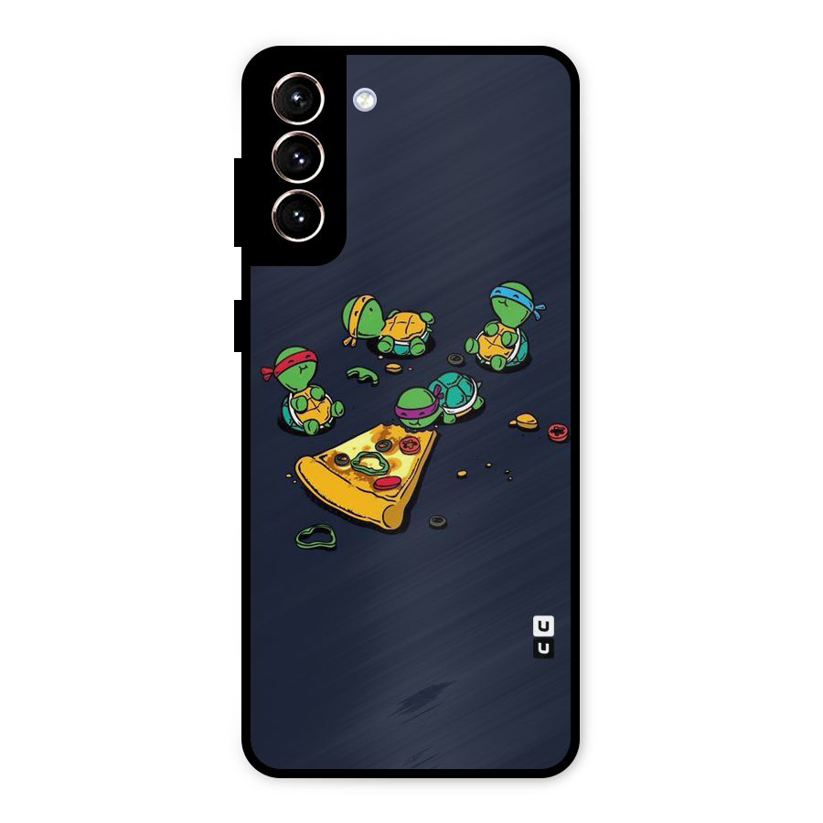 Pizza Overload Metal Back Case for Galaxy S21 Plus