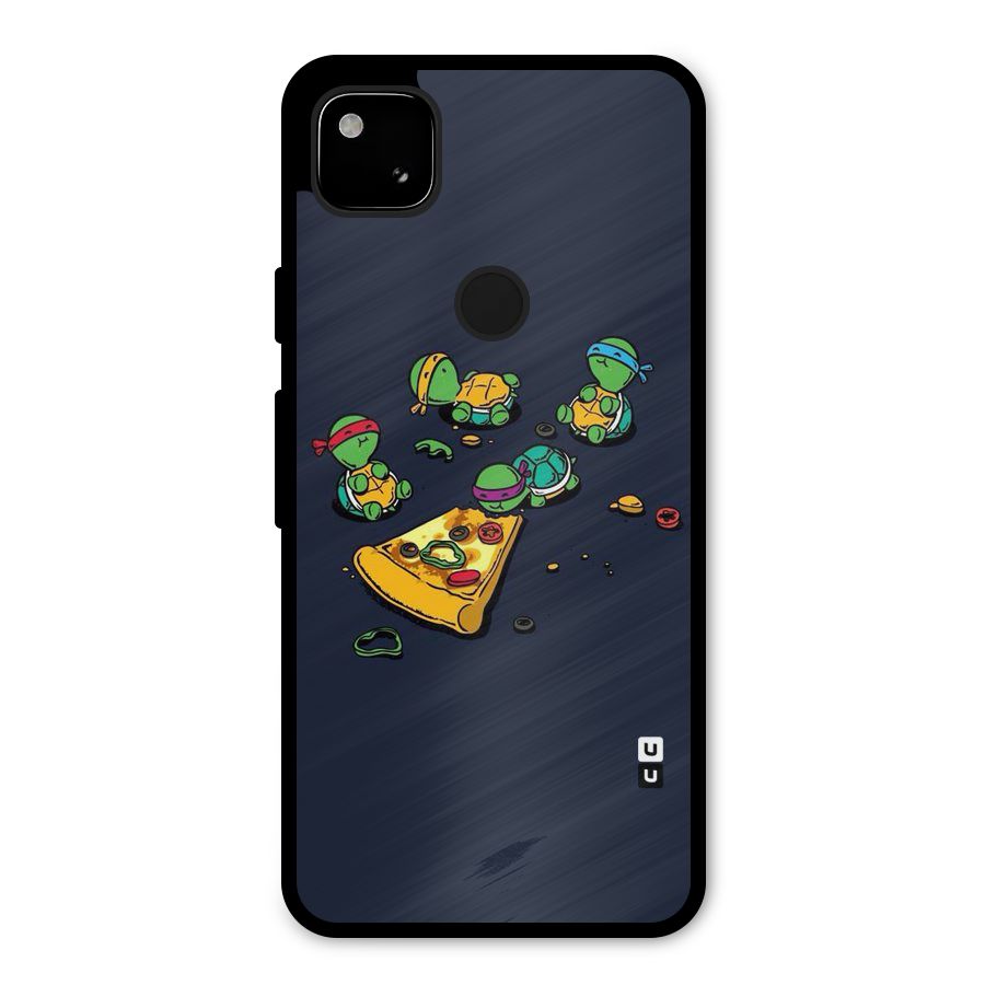 Pizza Overload Metal Back Case for Google Pixel 4a
