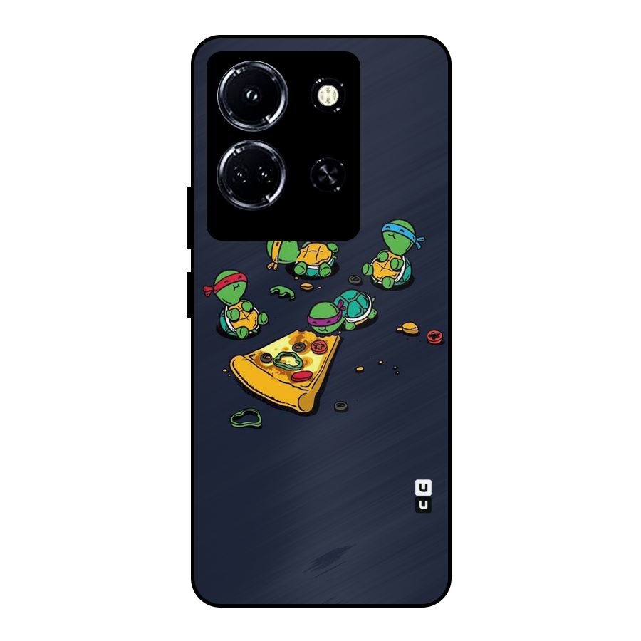 Pizza Overload Metal Back Case for Infinix Note 30 5G