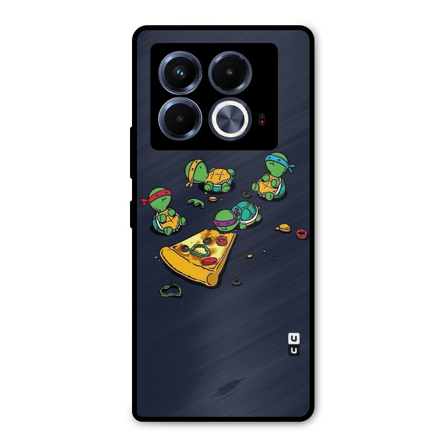 Pizza Overload Metal Back Case for Infinix Note 40 5G