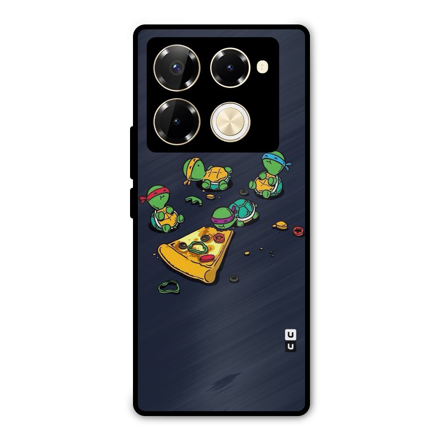 Pizza Overload Metal Back Case for Infinix Note 40 Pro