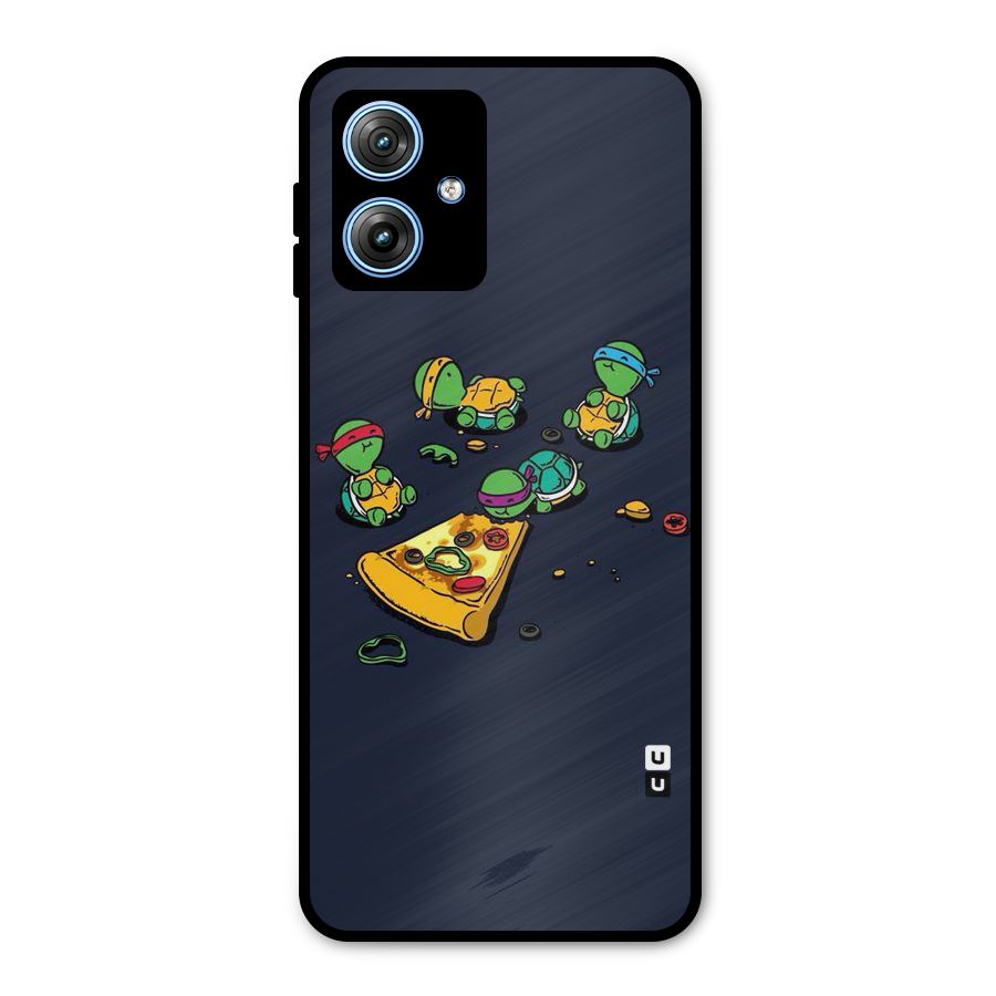Pizza Overload Metal Back Case for Moto G54