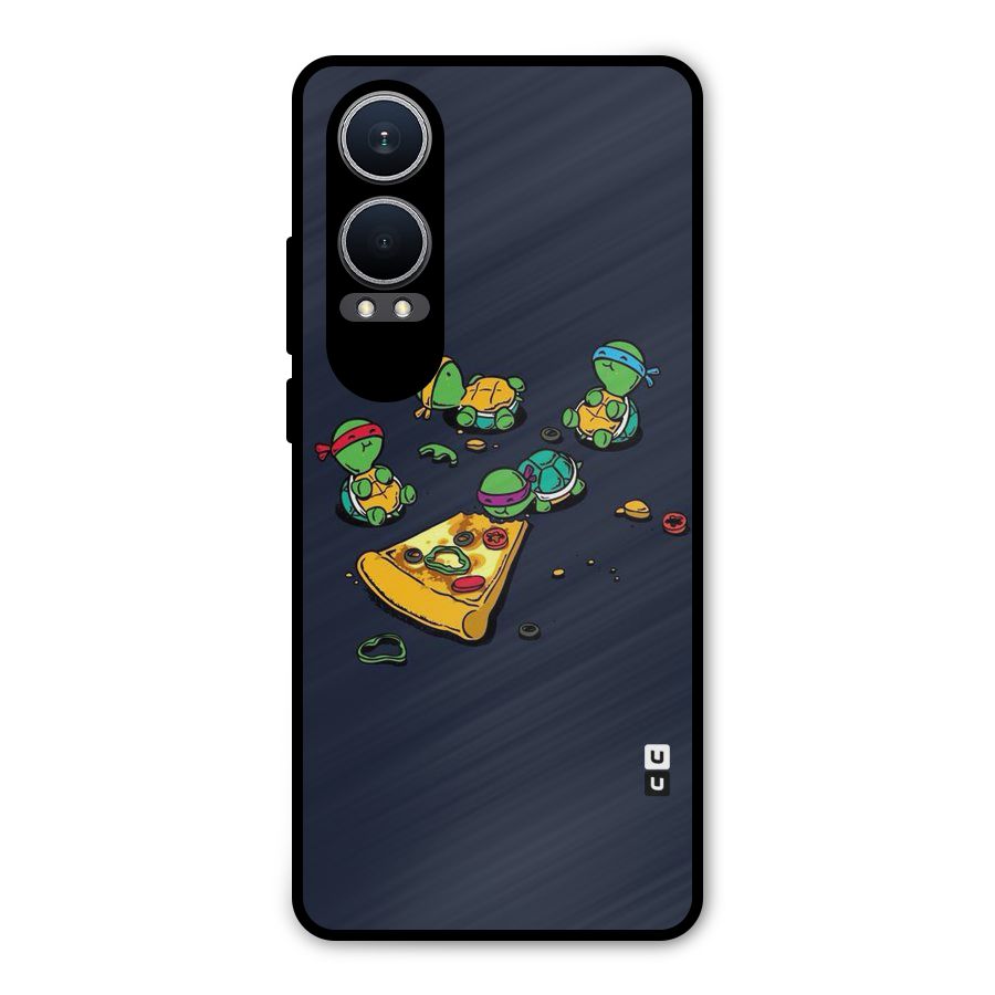 Pizza Overload Metal Back Case for OnePlus Nord CE4 Lite