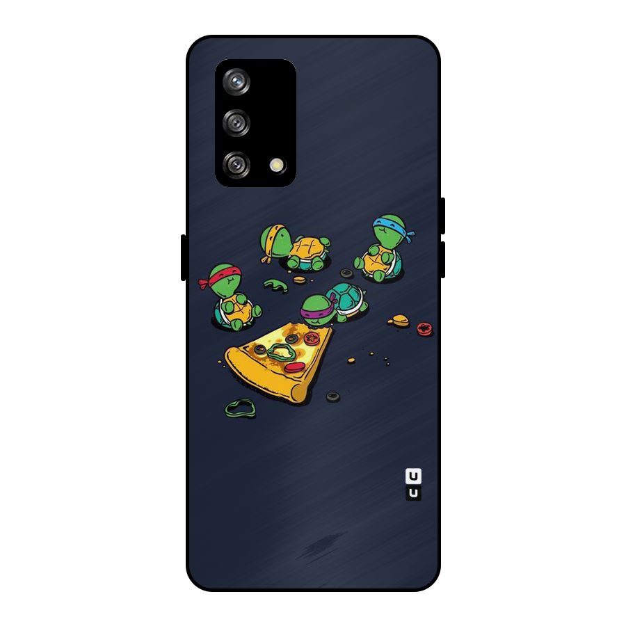 Pizza Overload Metal Back Case for Oppo F19