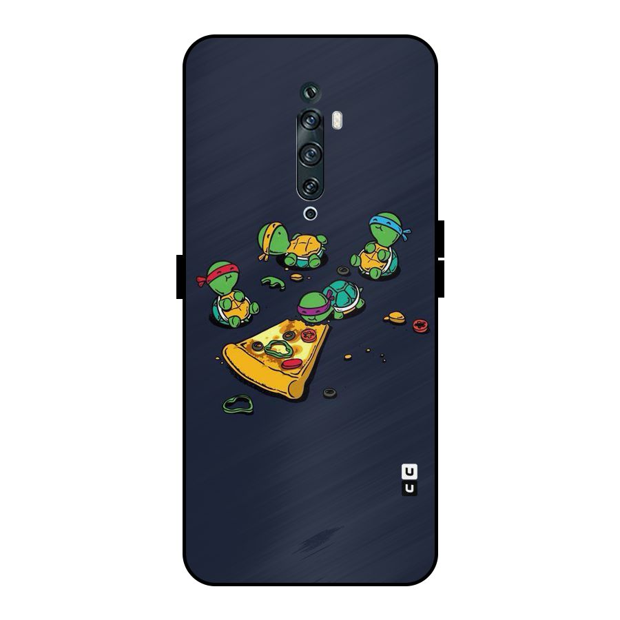 Pizza Overload Metal Back Case for Oppo Reno2 F