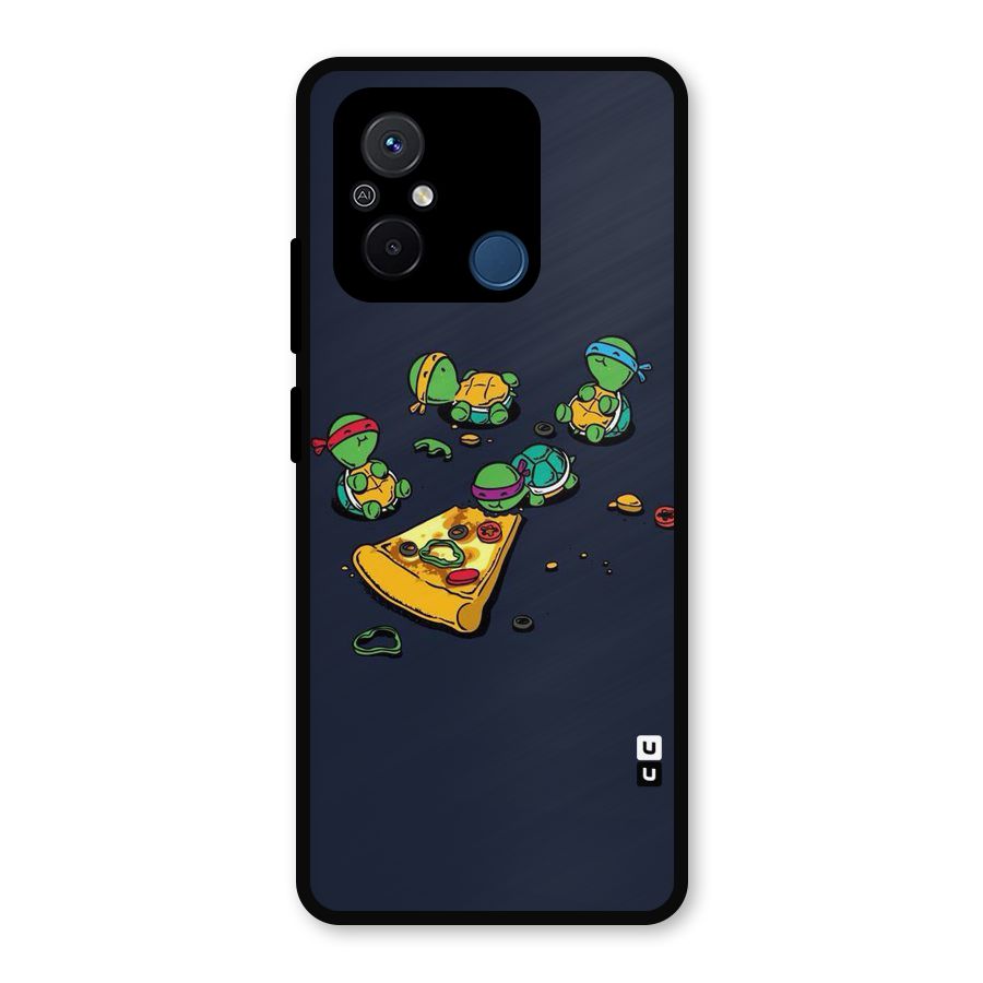 Pizza Overload Metal Back Case for Poco C55