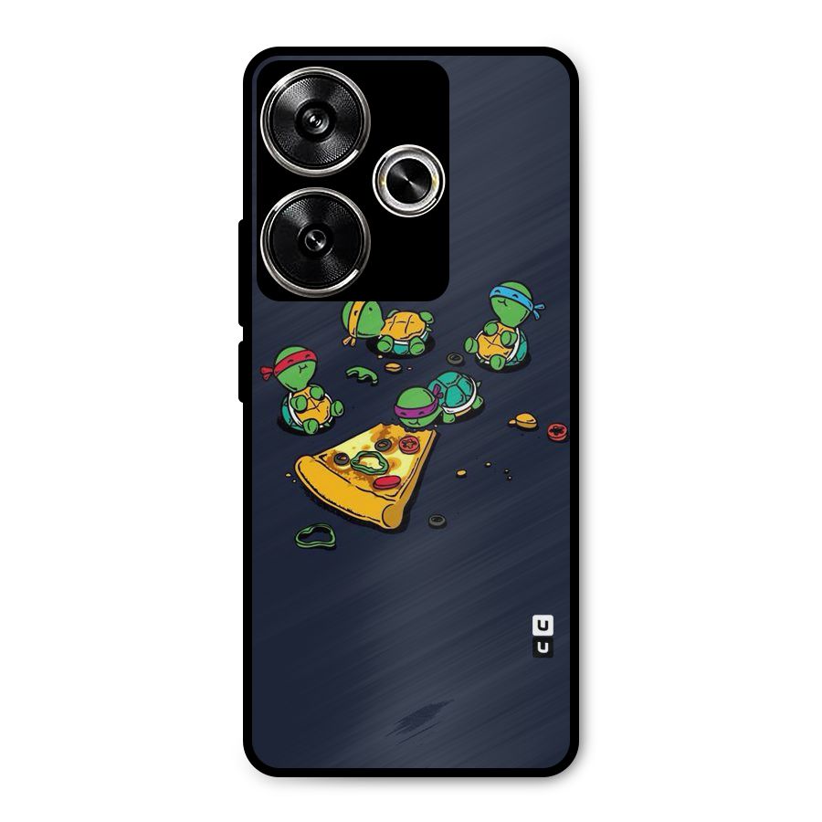 Pizza Overload Metal Back Case for Poco F6