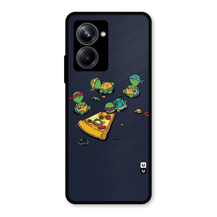 Pizza Overload Metal Back Case for Realme 10 Pro