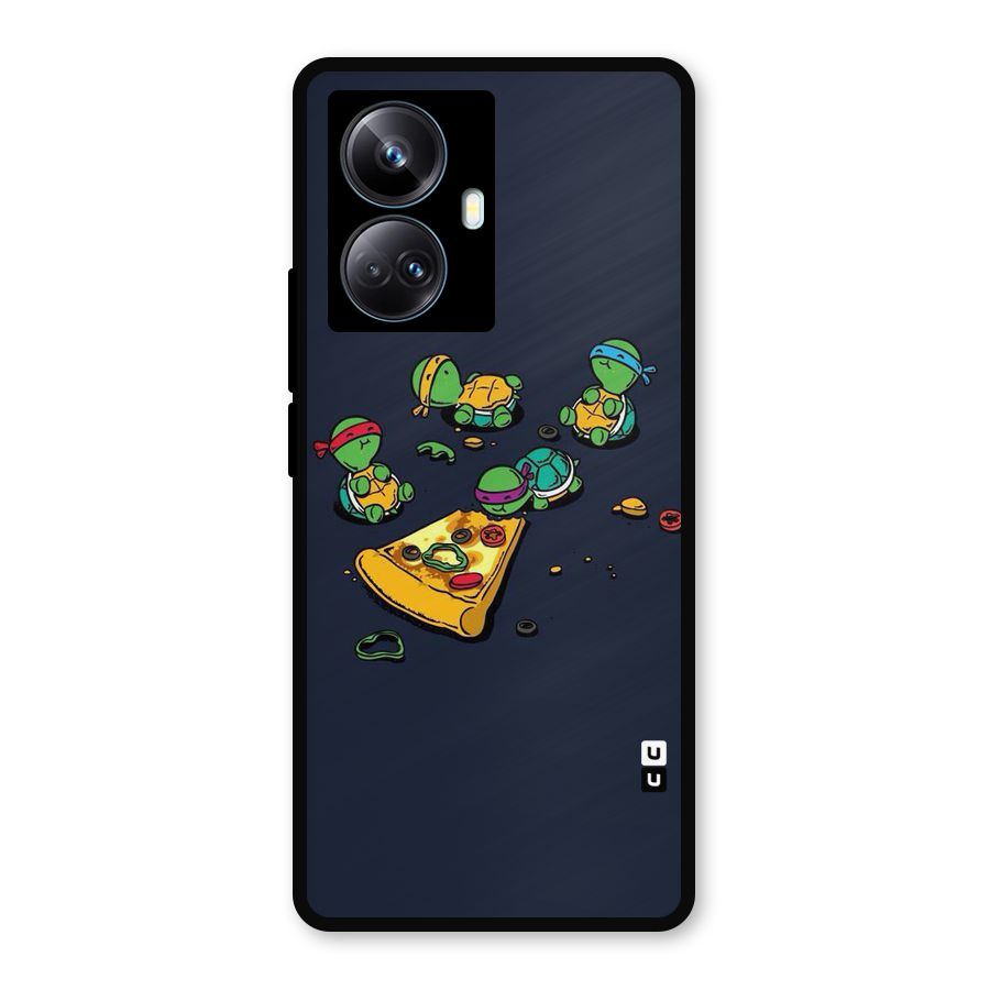 Pizza Overload Metal Back Case for Realme 10 Pro Plus