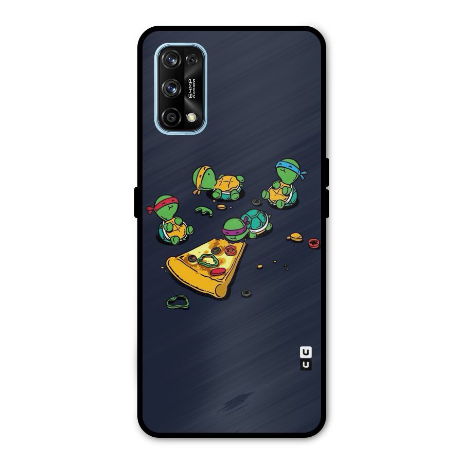 Pizza Overload Metal Back Case for Realme 7 Pro