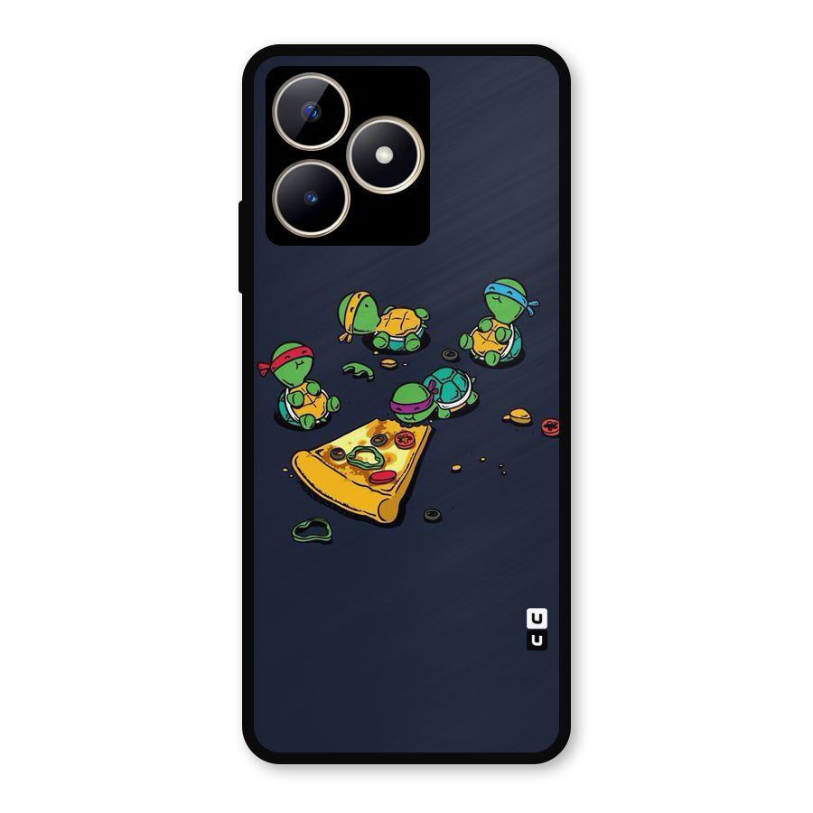 Pizza Overload Metal Back Case for Realme C53