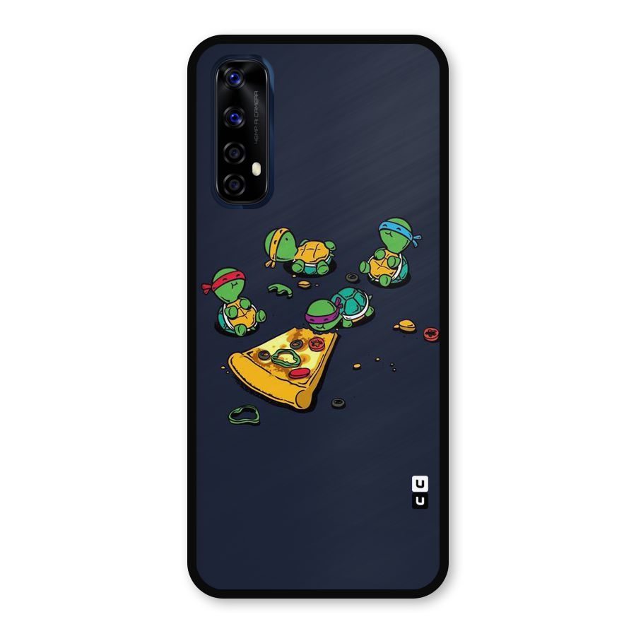 Pizza Overload Metal Back Case for Realme Narzo 20 Pro
