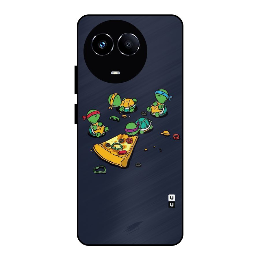 Pizza Overload Metal Back Case for Realme Narzo 60X