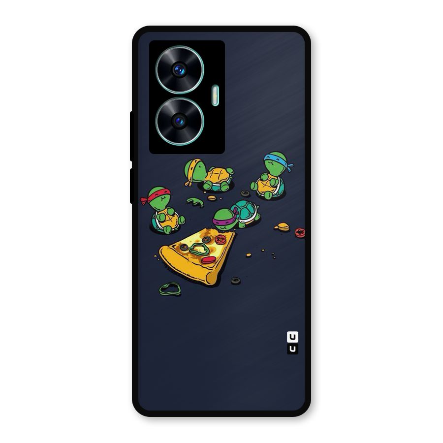 Pizza Overload Metal Back Case for Realme Narzo N55