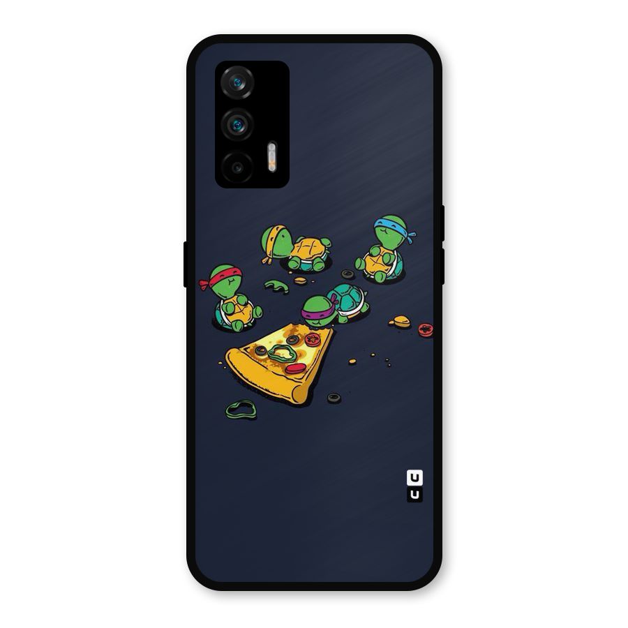 Pizza Overload Metal Back Case for Realme X7 Max