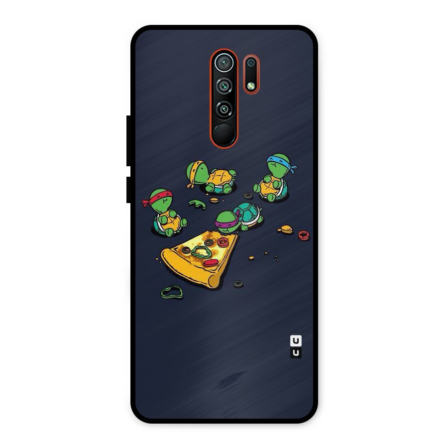 Pizza Overload Metal Back Case for Redmi 9 Prime