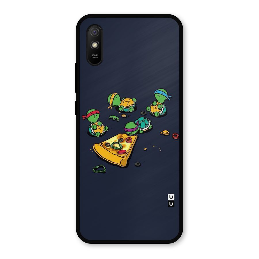 Pizza Overload Metal Back Case for Redmi 9a