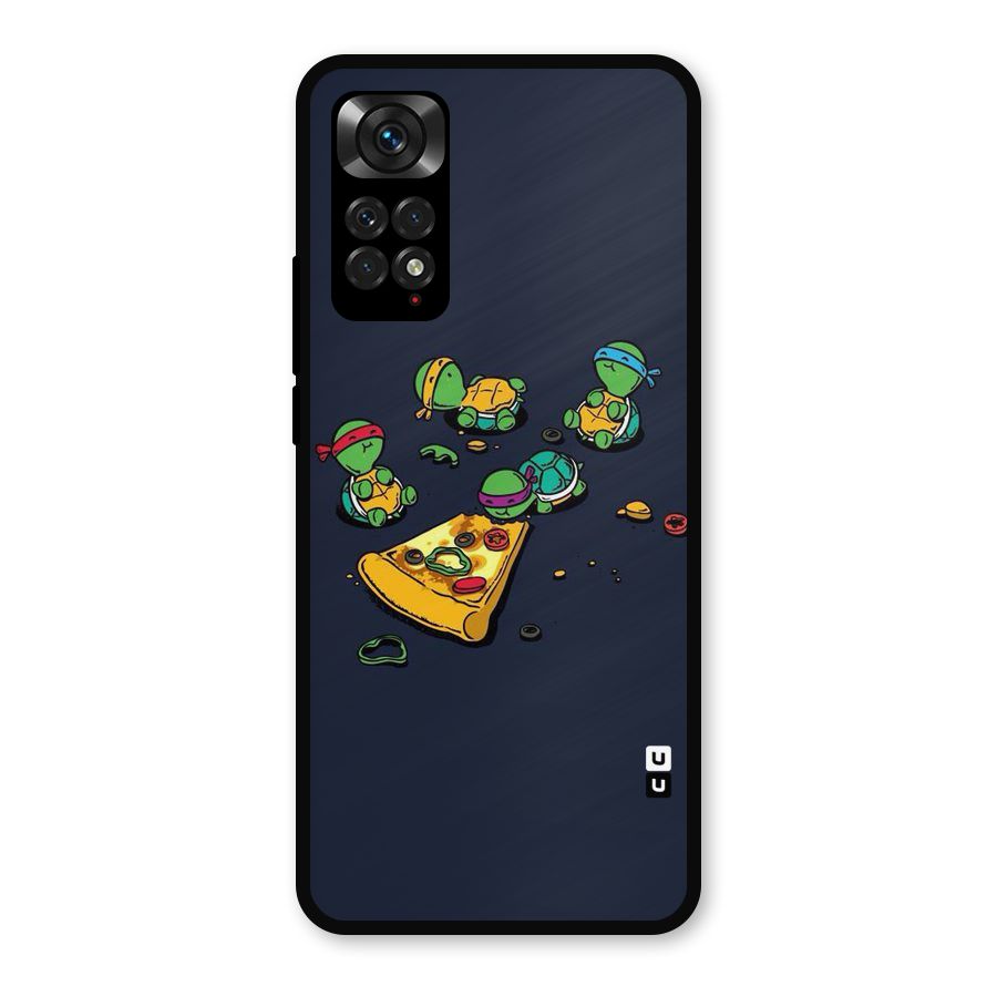 Pizza Overload Metal Back Case for Redmi Note 11s