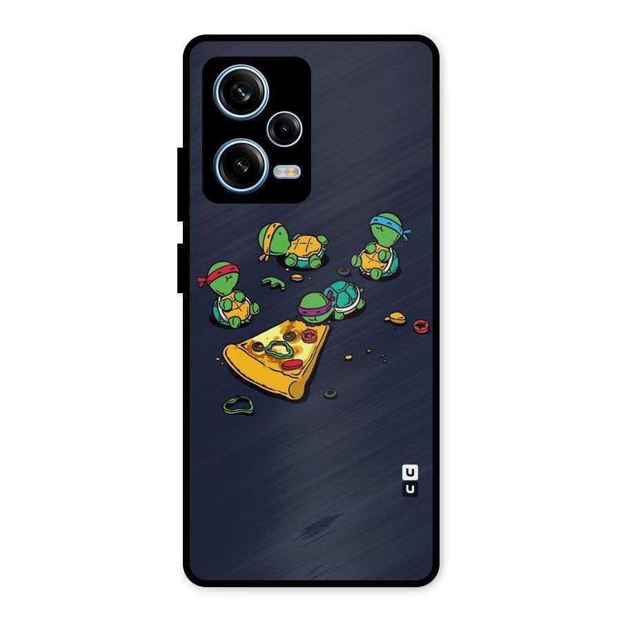 Pizza Overload Metal Back Case for Redmi Note 12 Pro