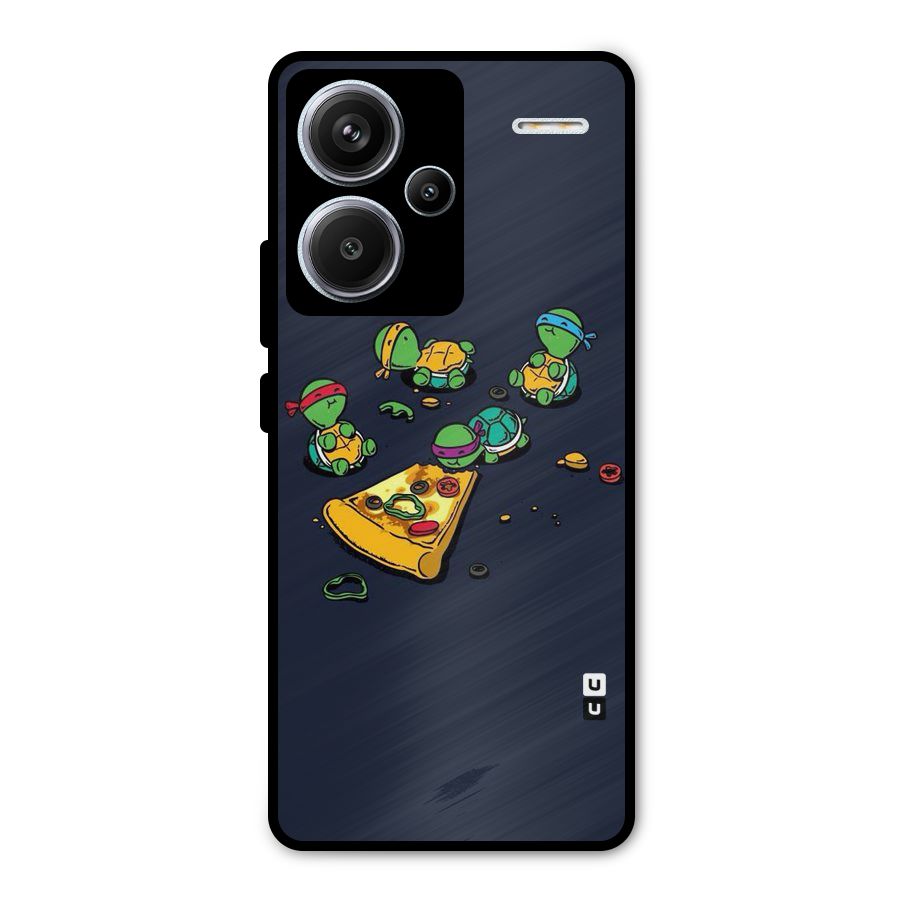 Pizza Overload Metal Back Case for Redmi Note 13 Pro Plus