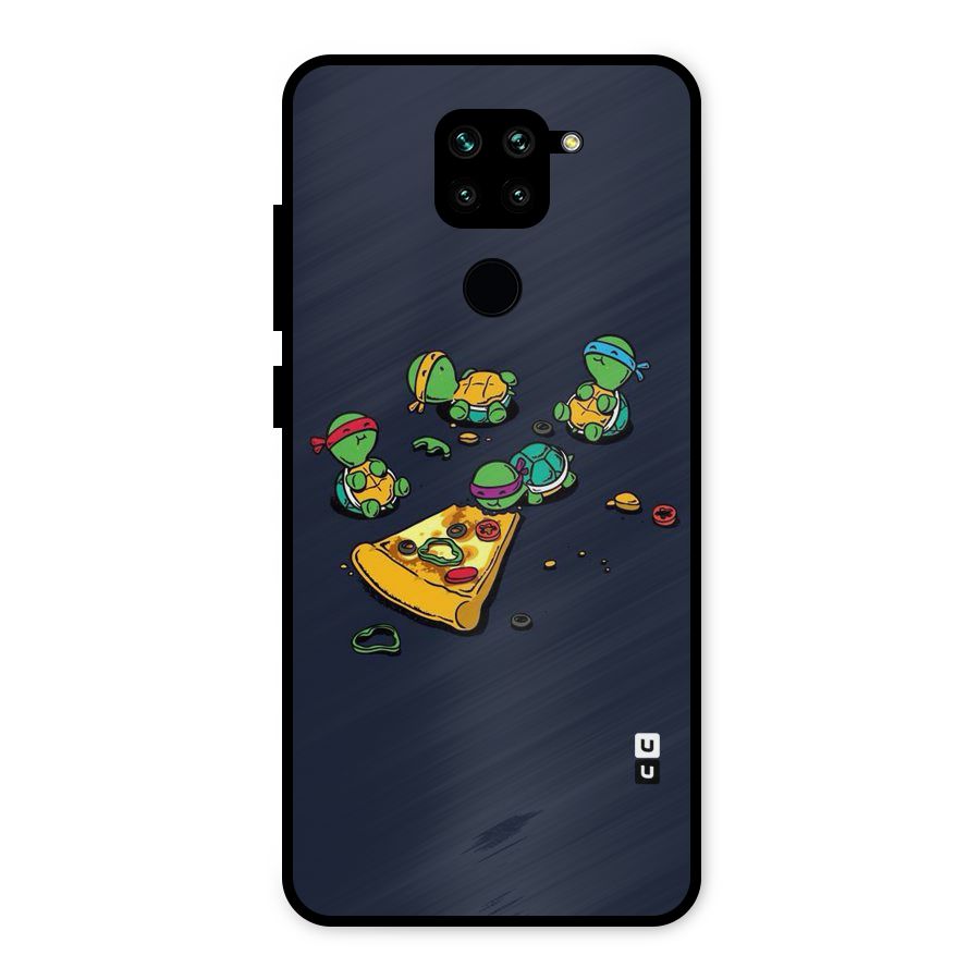 Pizza Overload Metal Back Case for Redmi Note 9