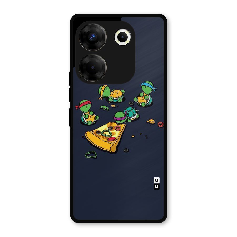 Pizza Overload Metal Back Case for Tecno Camon 20 Pro