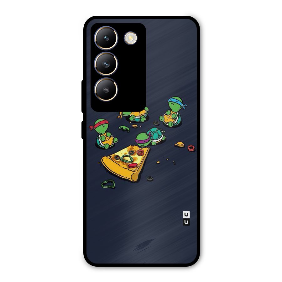 Pizza Overload Metal Back Case for Vivo T3 5G