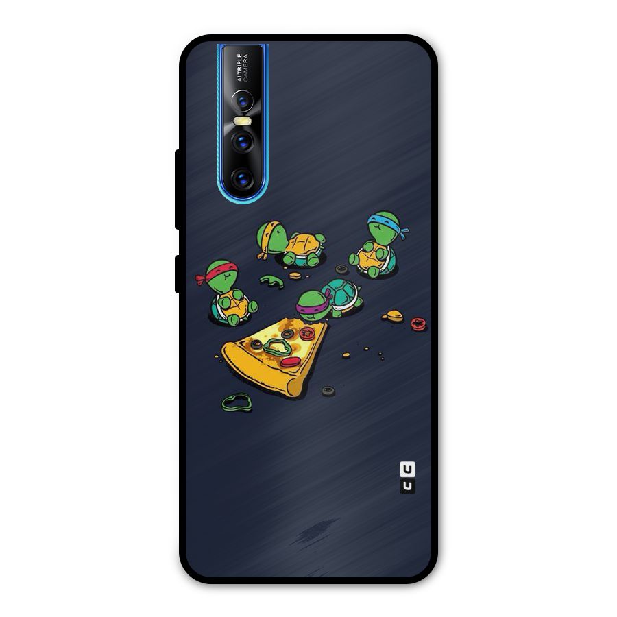 Pizza Overload Metal Back Case for Vivo V15 Pro