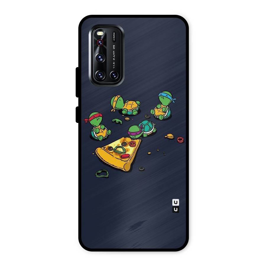 Pizza Overload Metal Back Case for Vivo V19