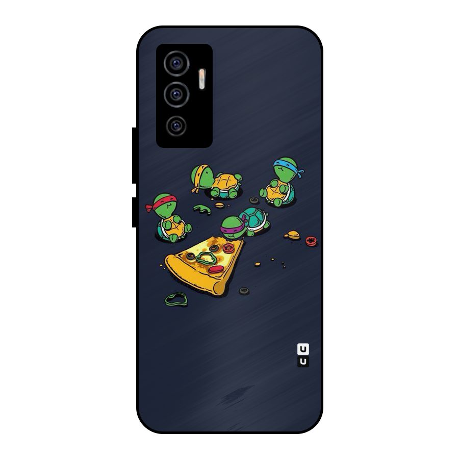 Pizza Overload Metal Back Case for Vivo V23e