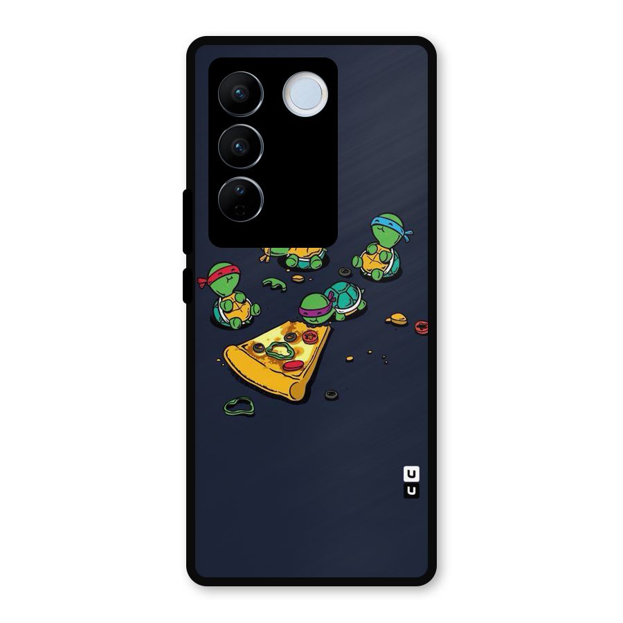 Pizza Overload Metal Back Case for Vivo V27