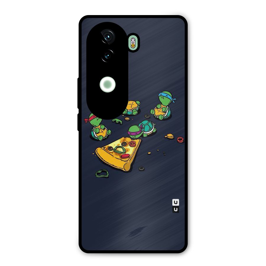 Pizza Overload Metal Back Case for Vivo V40e
