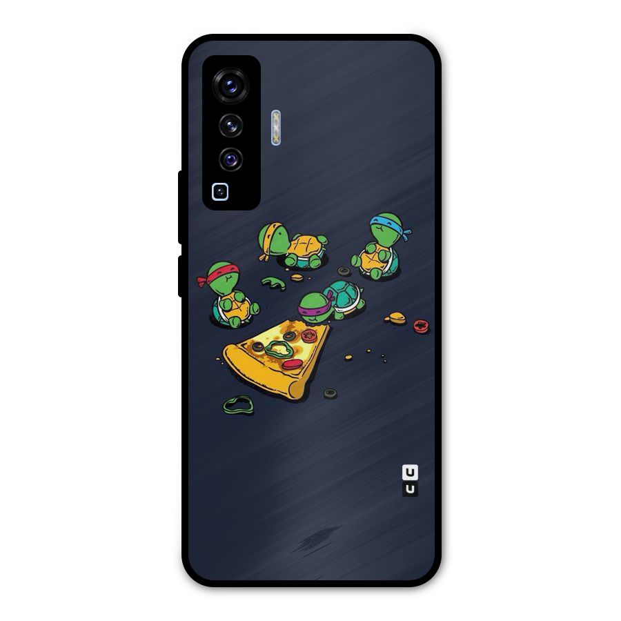Pizza Overload Metal Back Case for Vivo X50