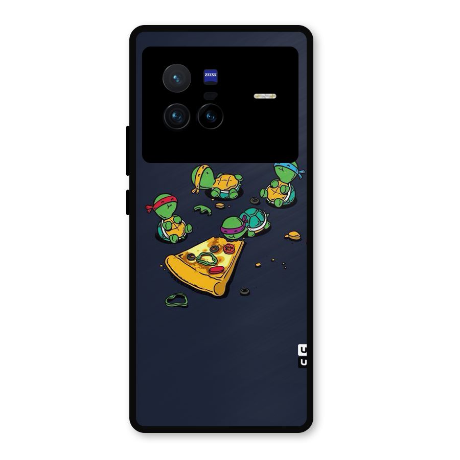 Pizza Overload Metal Back Case for Vivo X80