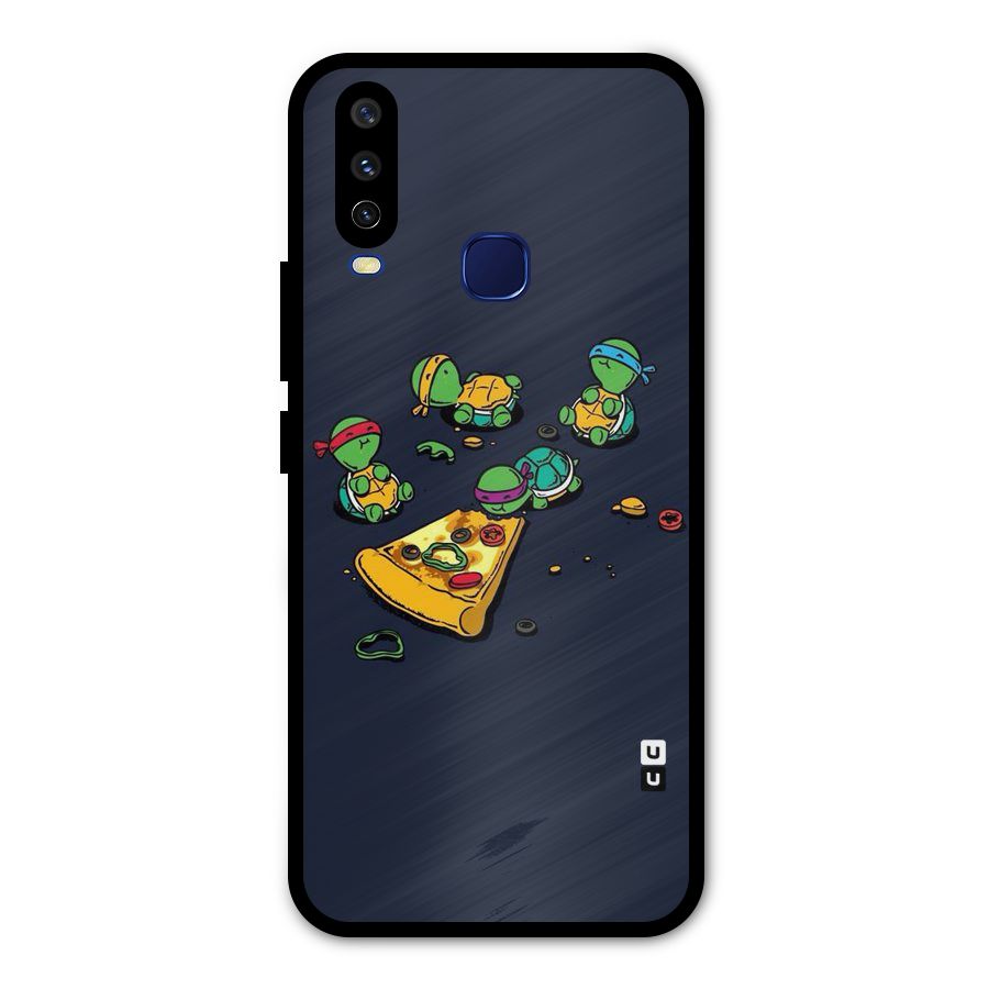 Pizza Overload Metal Back Case for Vivo Y12