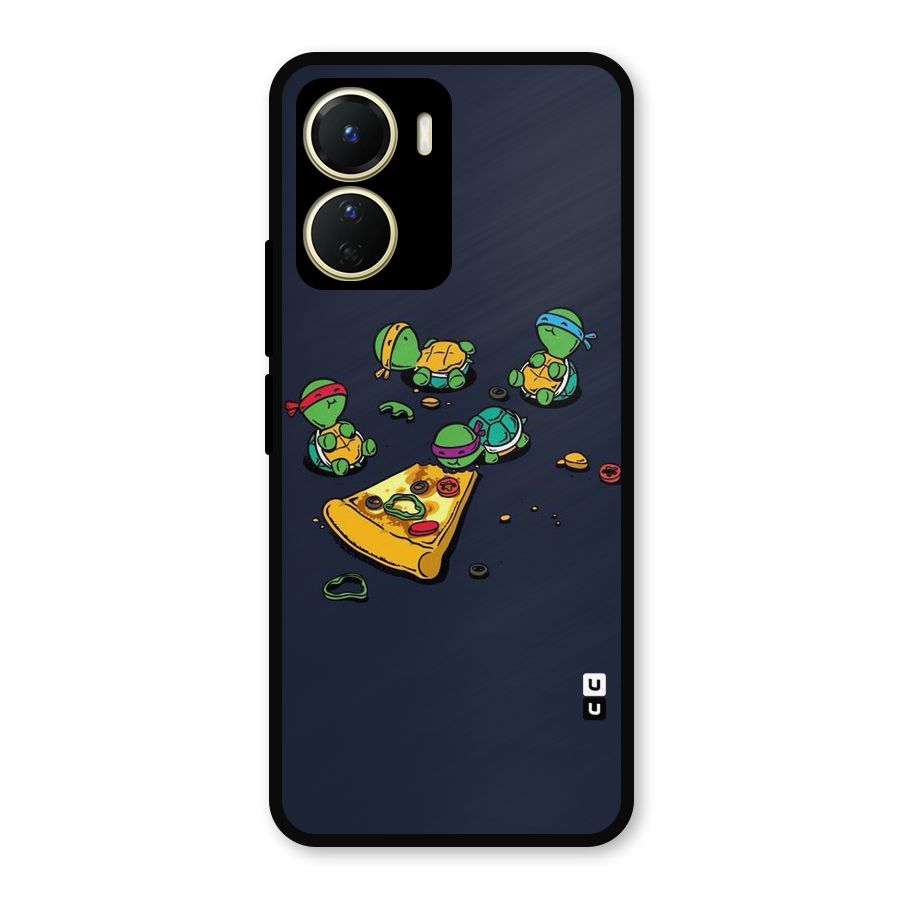 Pizza Overload Metal Back Case for Vivo Y16