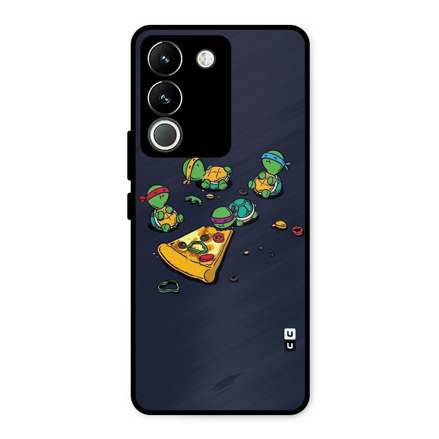 Pizza Overload Metal Back Case for Vivo Y200