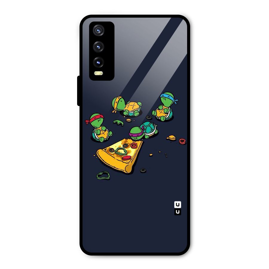 Pizza Overload Metal Back Case for Vivo Y20g