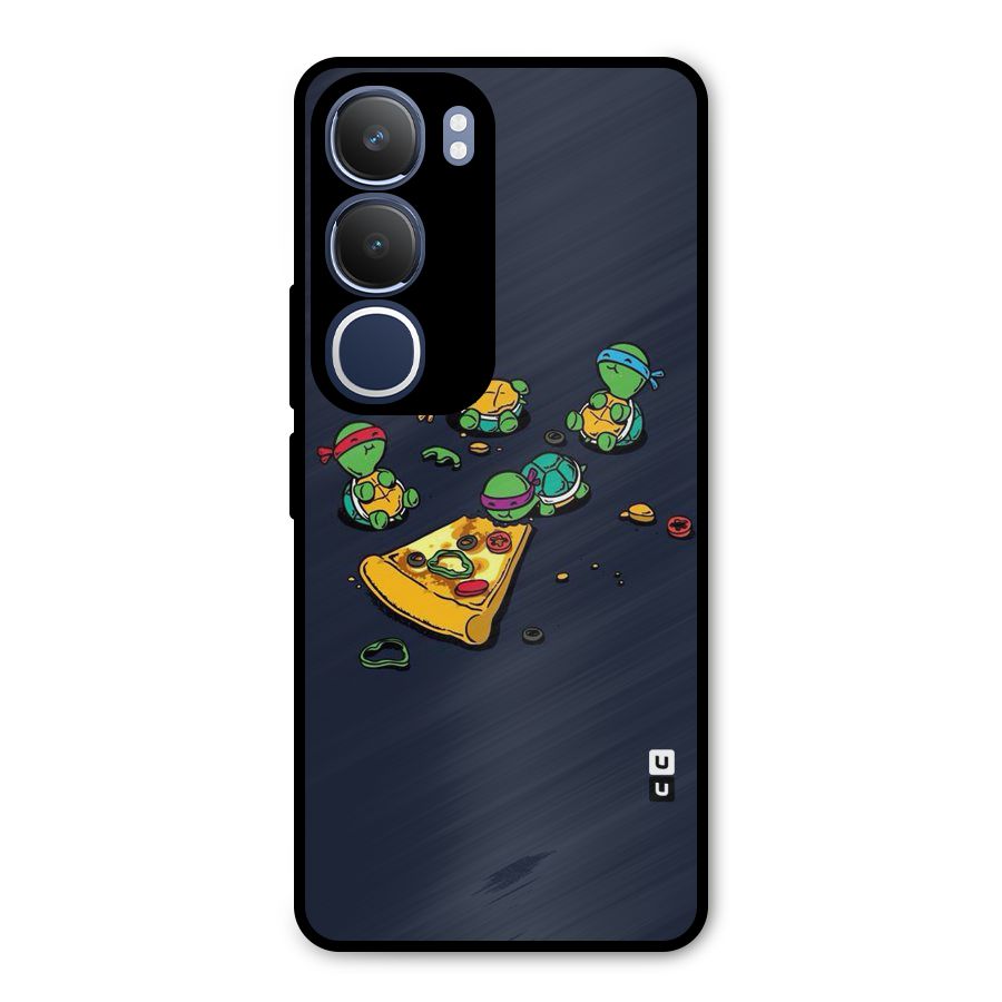 Pizza Overload Metal Back Case for Vivo Y29