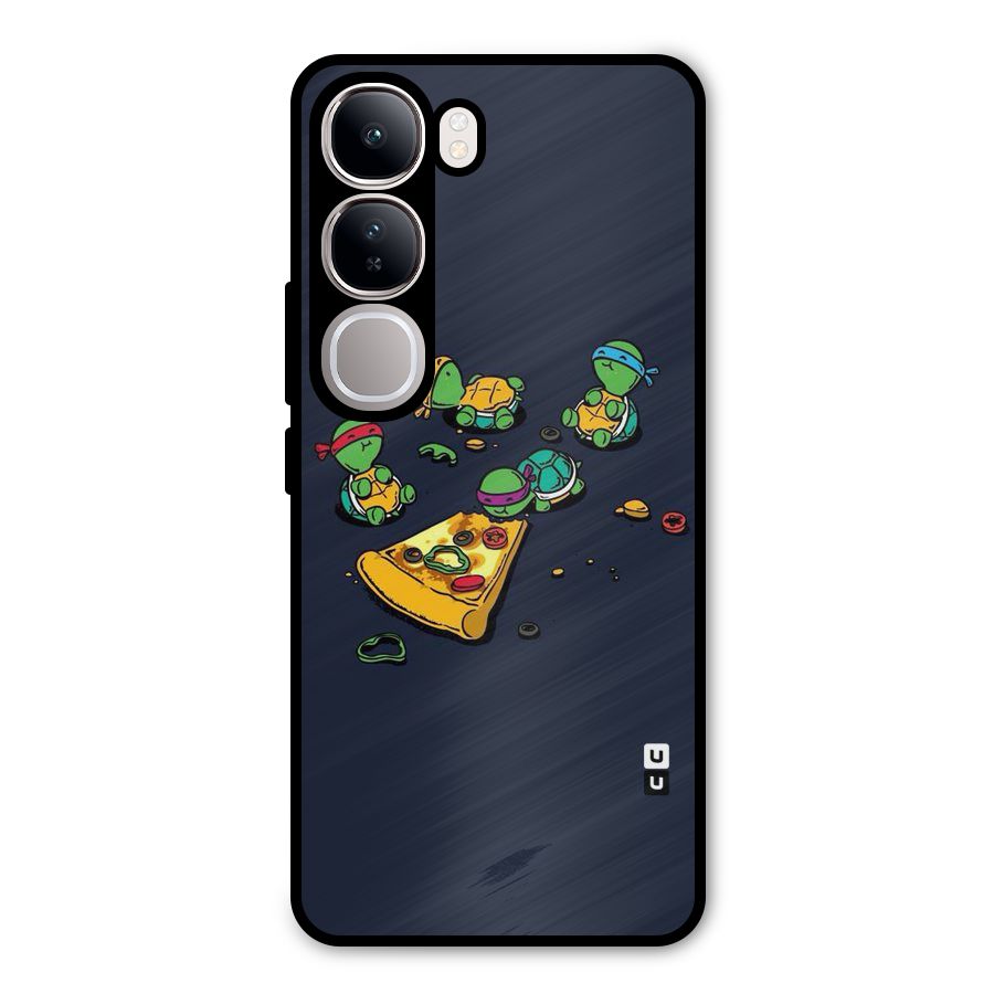 Pizza Overload Metal Back Case for Vivo Y300