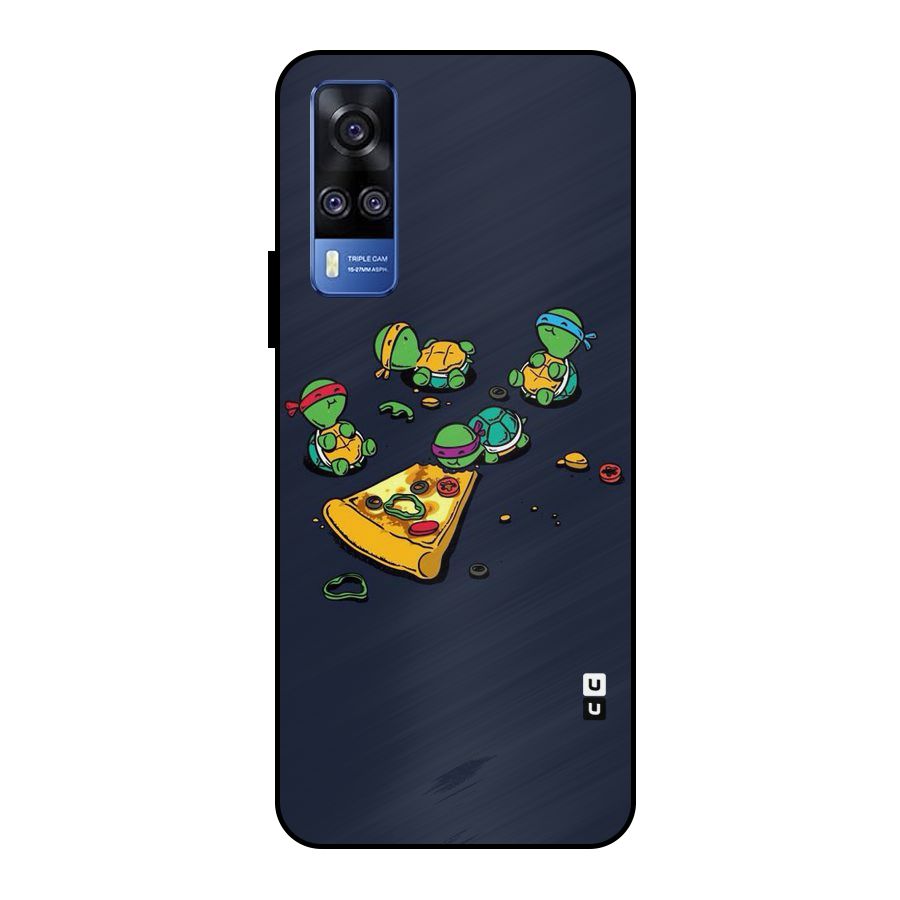 Pizza Overload Metal Back Case for Vivo Y51