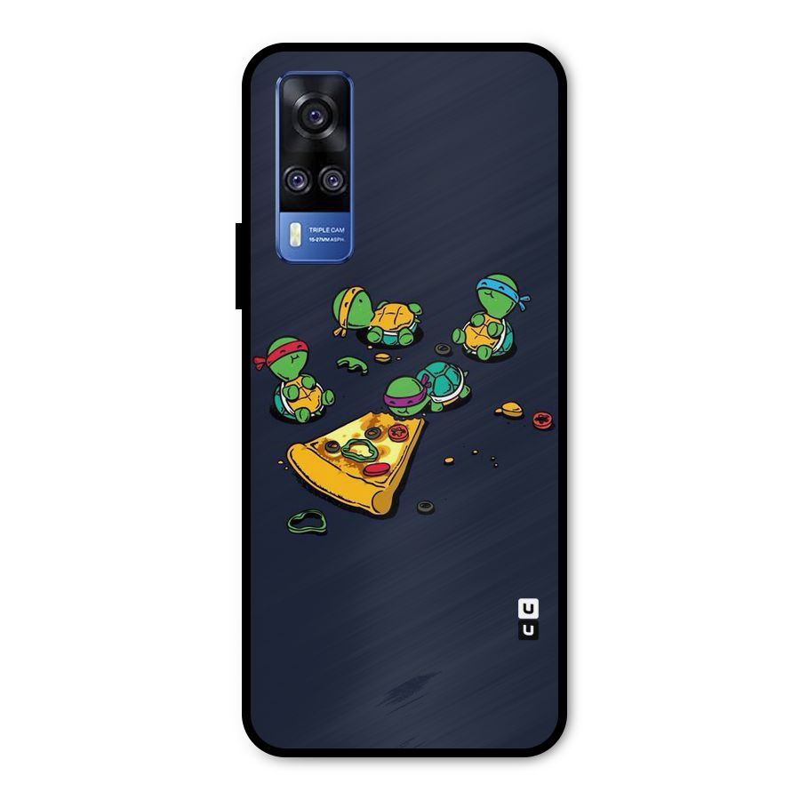 Pizza Overload Metal Back Case for Vivo Y51A