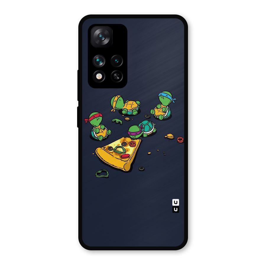 Pizza Overload Metal Back Case for Xiaomi 11i Hypercharge 5G