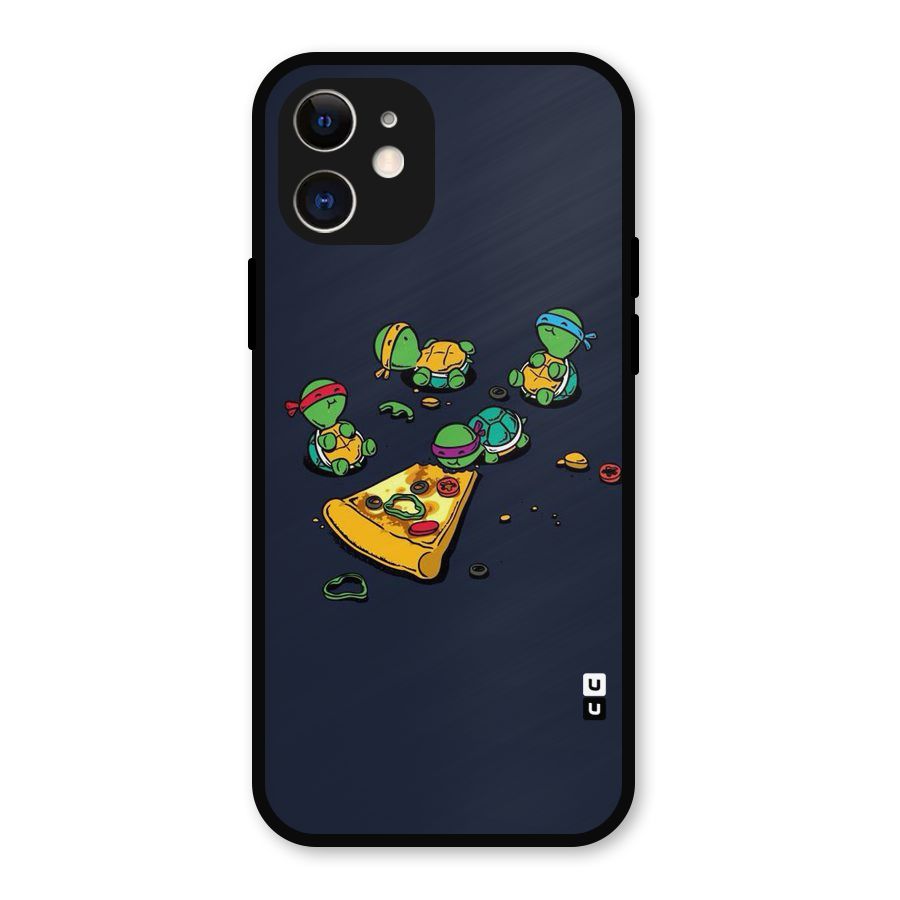 Pizza Overload Metal Back Case for iPhone 12