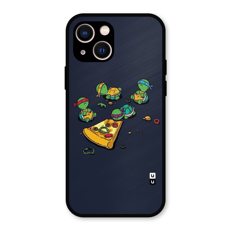 Pizza Overload Metal Back Case for iPhone 13