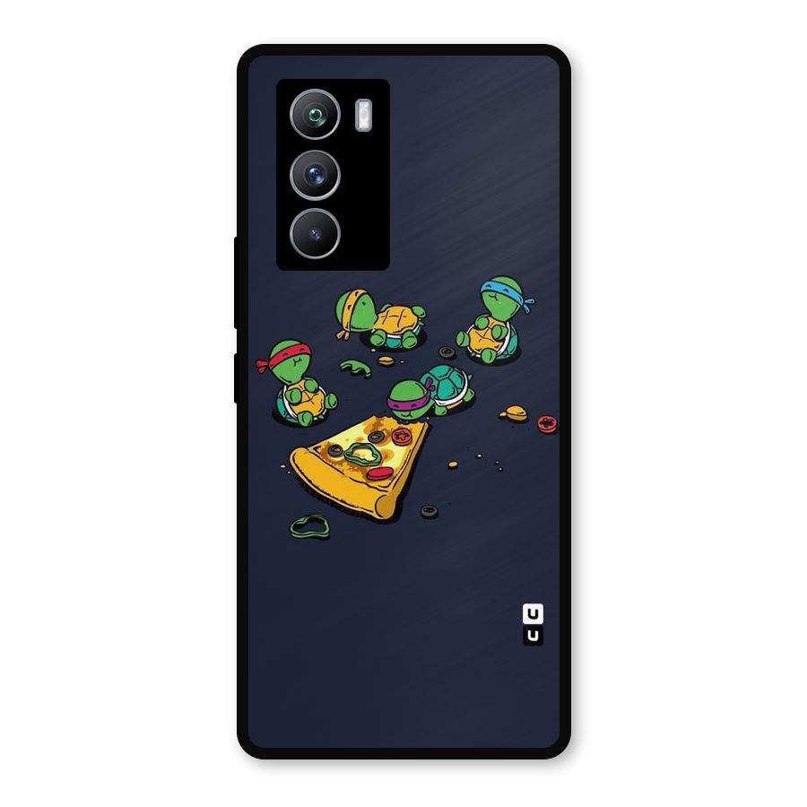 Pizza Overload Metal Back Case for iQOO 9 SE