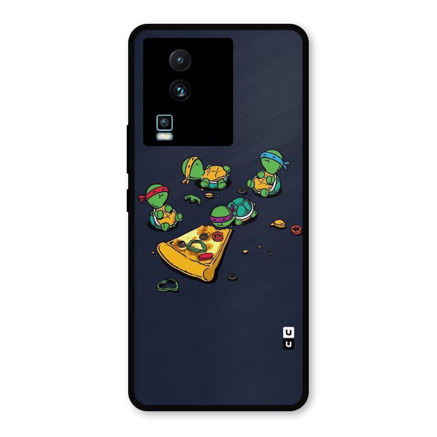 Pizza Overload Metal Back Case for iQOO Neo 7