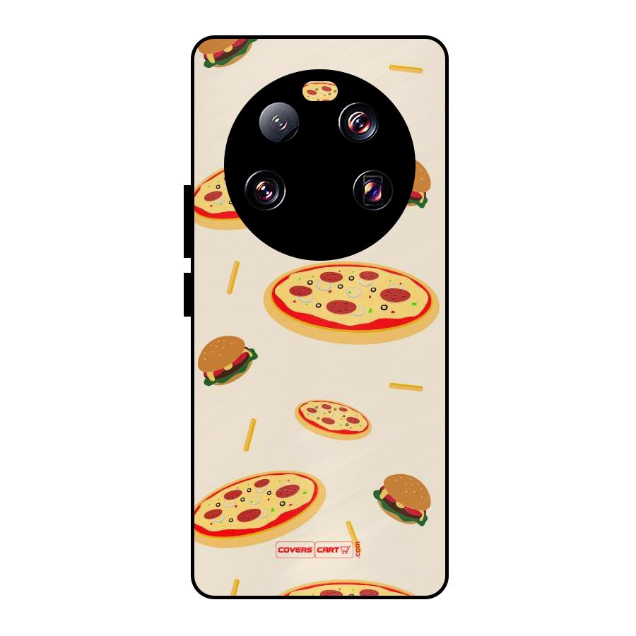 Pizza and Burger Love Metal Back Case for Xiaomi 13 Ultra