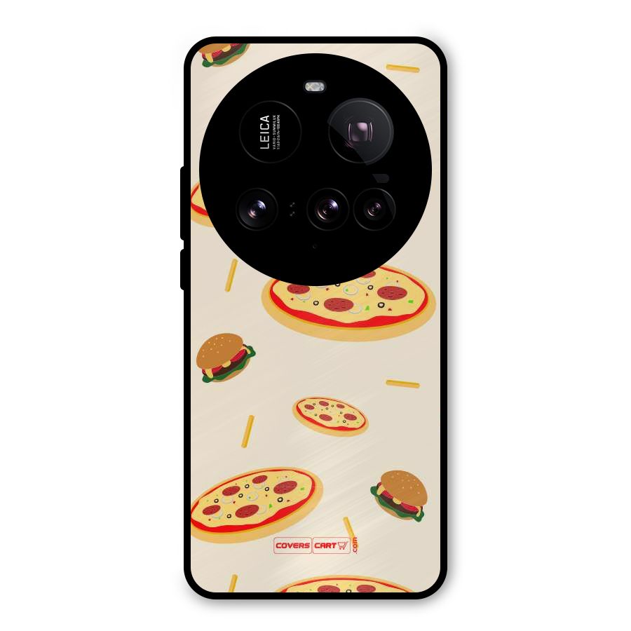 Pizza and Burger Love Metal Back Case for Xiaomi 15 Ultra